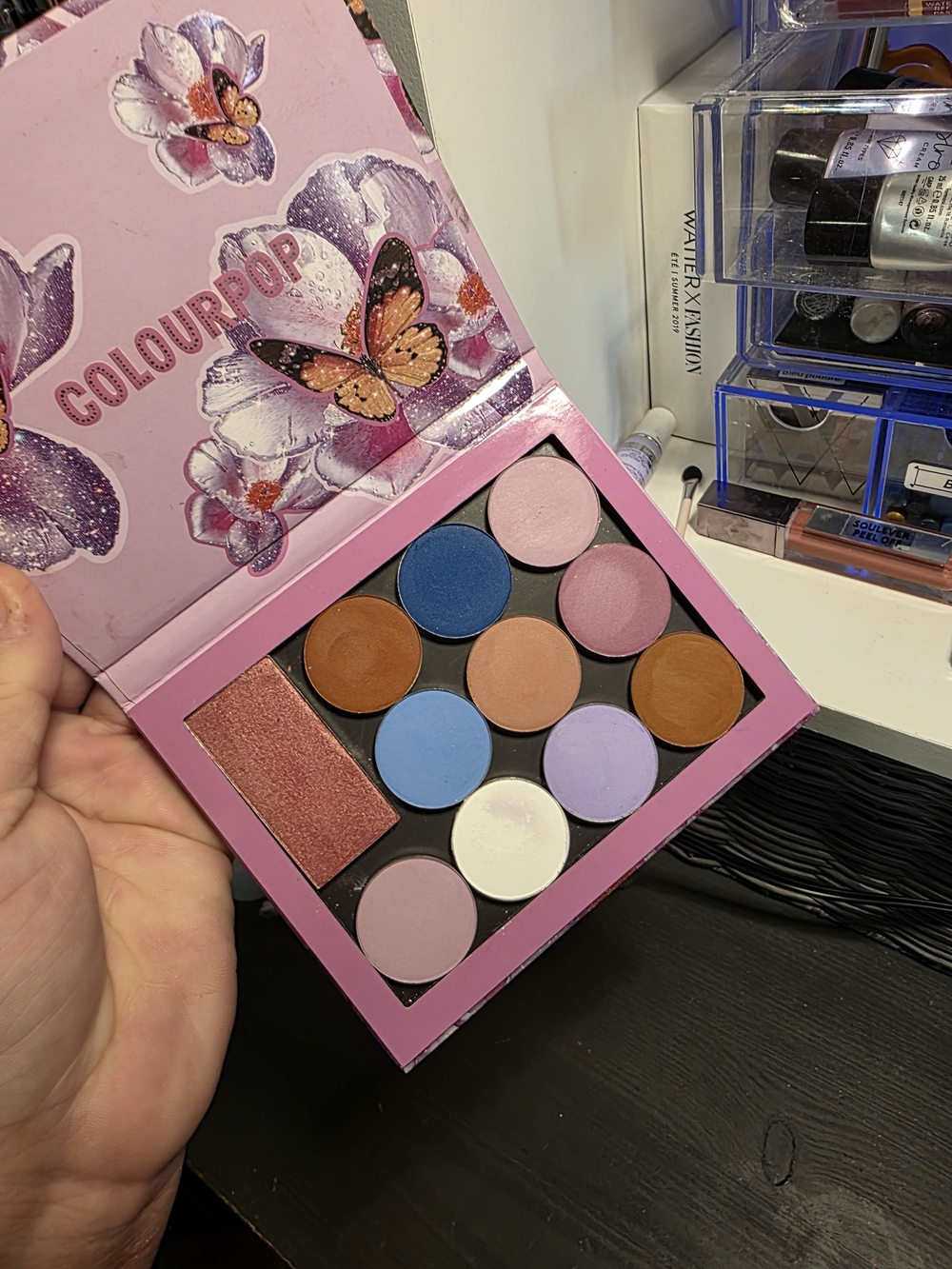 ColourPop Pink Butterfly Party Eyeshadow Palette